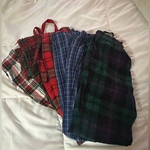 UNISEX PJ PANTS BUNDLE! 5 PAIRS SIZES 1 XS, 3 S, 1 M ALL IN GREAT SHAPE